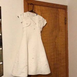 Little girl wedding dress two piece like new